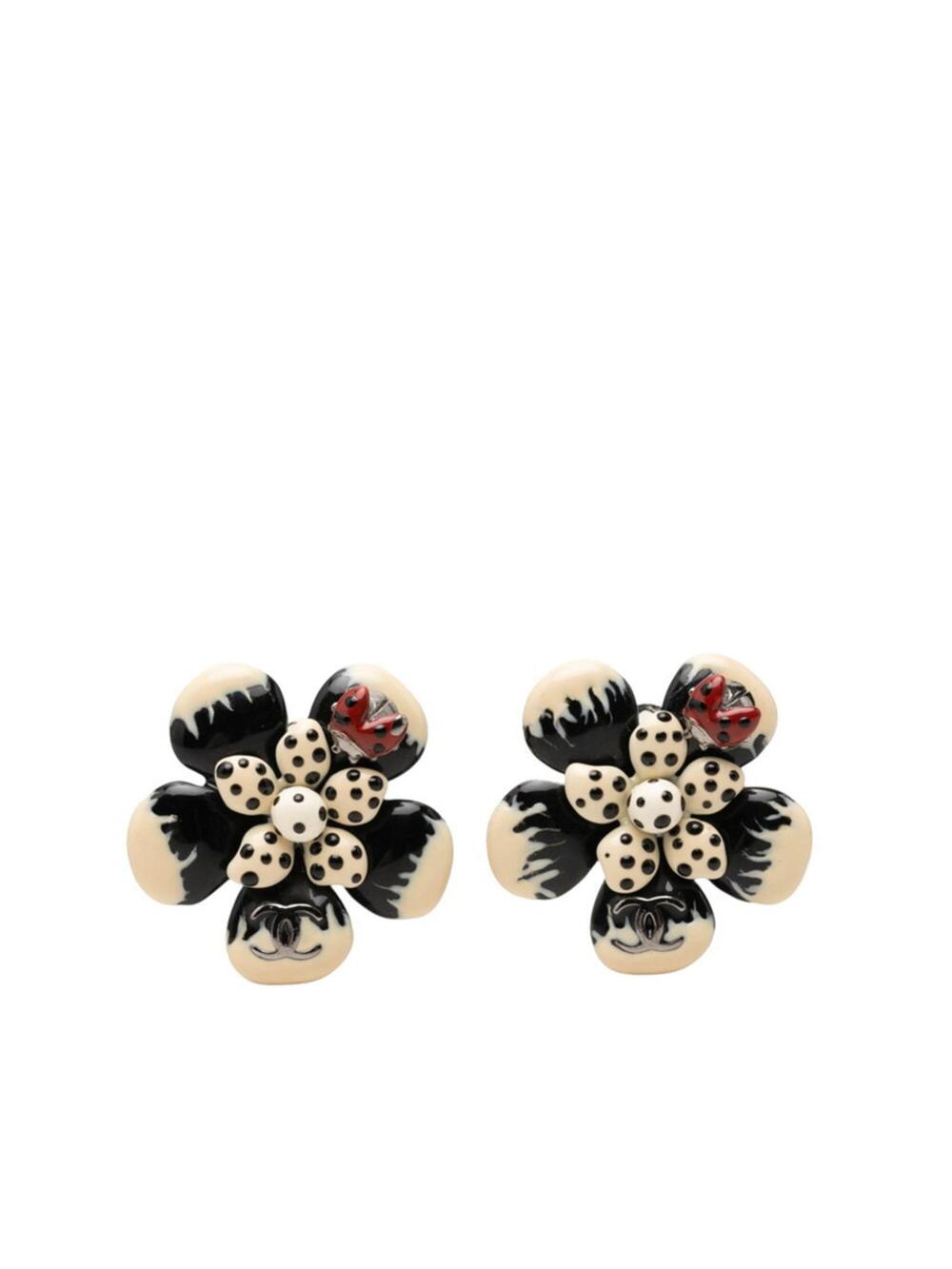Chanel Cc Logo Clip-On Earrings Silver- #377932C70B